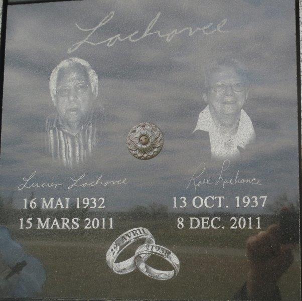 Headstone image of Lachance
