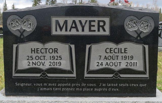 Headstone image of Trottier-Mayer