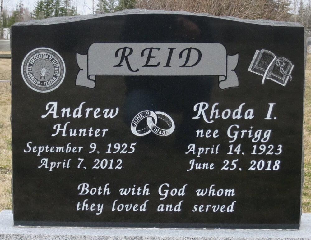 Headstone image of Reid