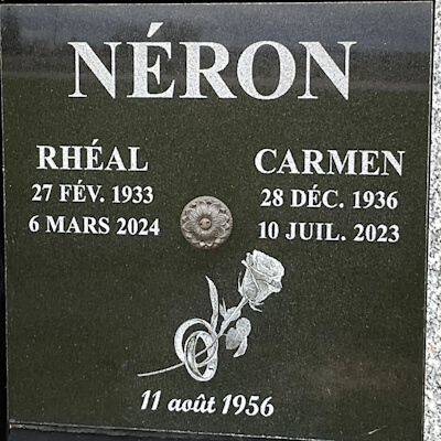 Headstone image of Néron