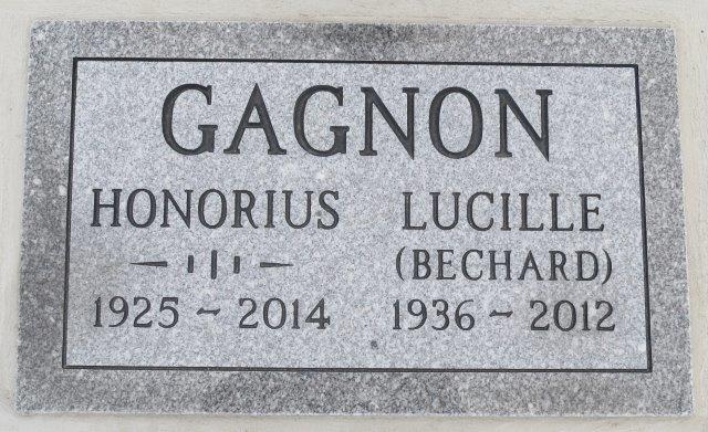 Headstone image of Gagnon