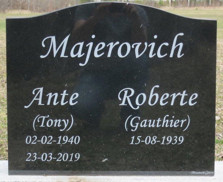 Headstone image of Majerovich