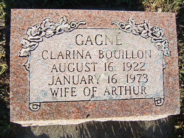 Headstone image of Gagné