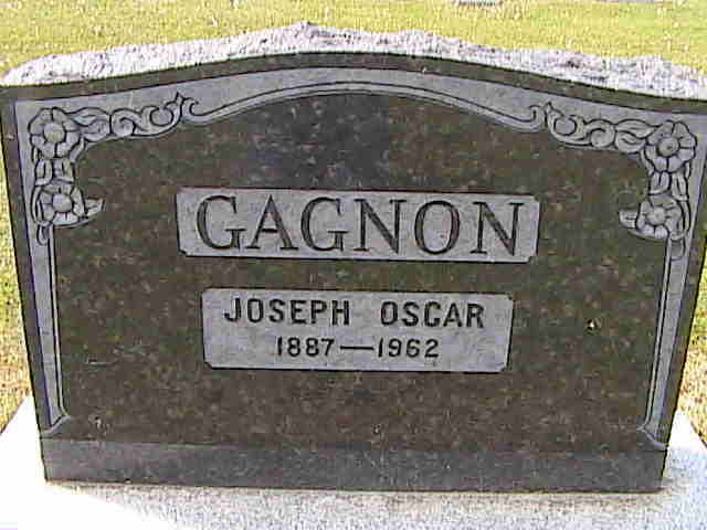 Headstone image of Gagnon