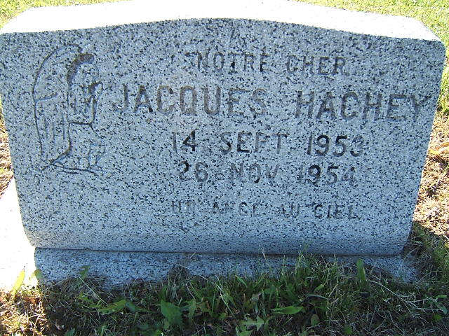 Headstone image of Hachey