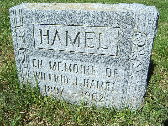 Headstone image of Hamel
